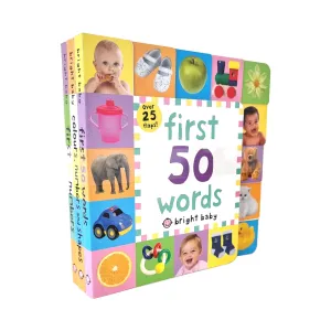 Lift the Flap Tab Books Collection 3 Books Set Preschool Skills, Early Learning By Roger Priddy - Ages 0-5 - Board Book