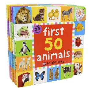 Lift the Flap Tab Books Collection 4 Books Set Preschool Skills, Early Learning