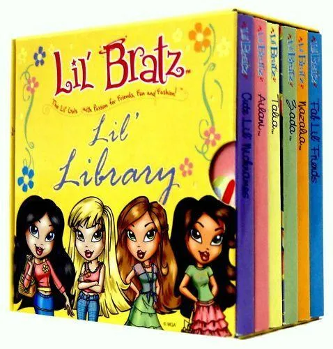 Lil' Bratz Pocket Library 6 Board Books By Ladybird - Ages 0-5 - Board Book