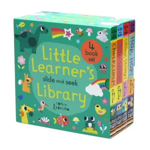 Little Learner Slide and Seek Library 4 Books Childrens Collection Set By Sophie Ledesma - Ages 0-5 - Board Book