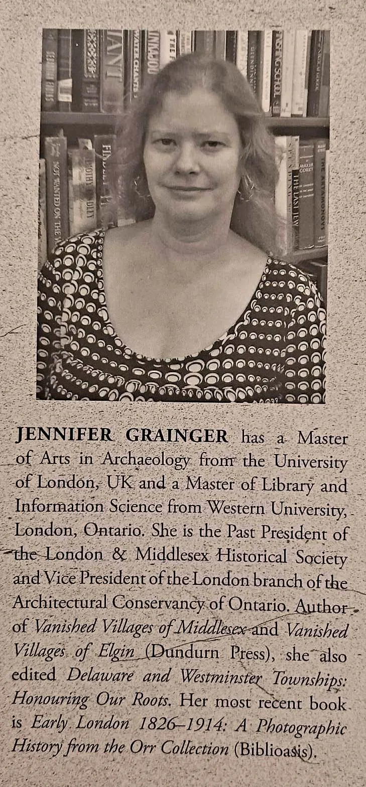 LONDON FREE PRESS: FROM THE VAULT - Jennifer Grainger