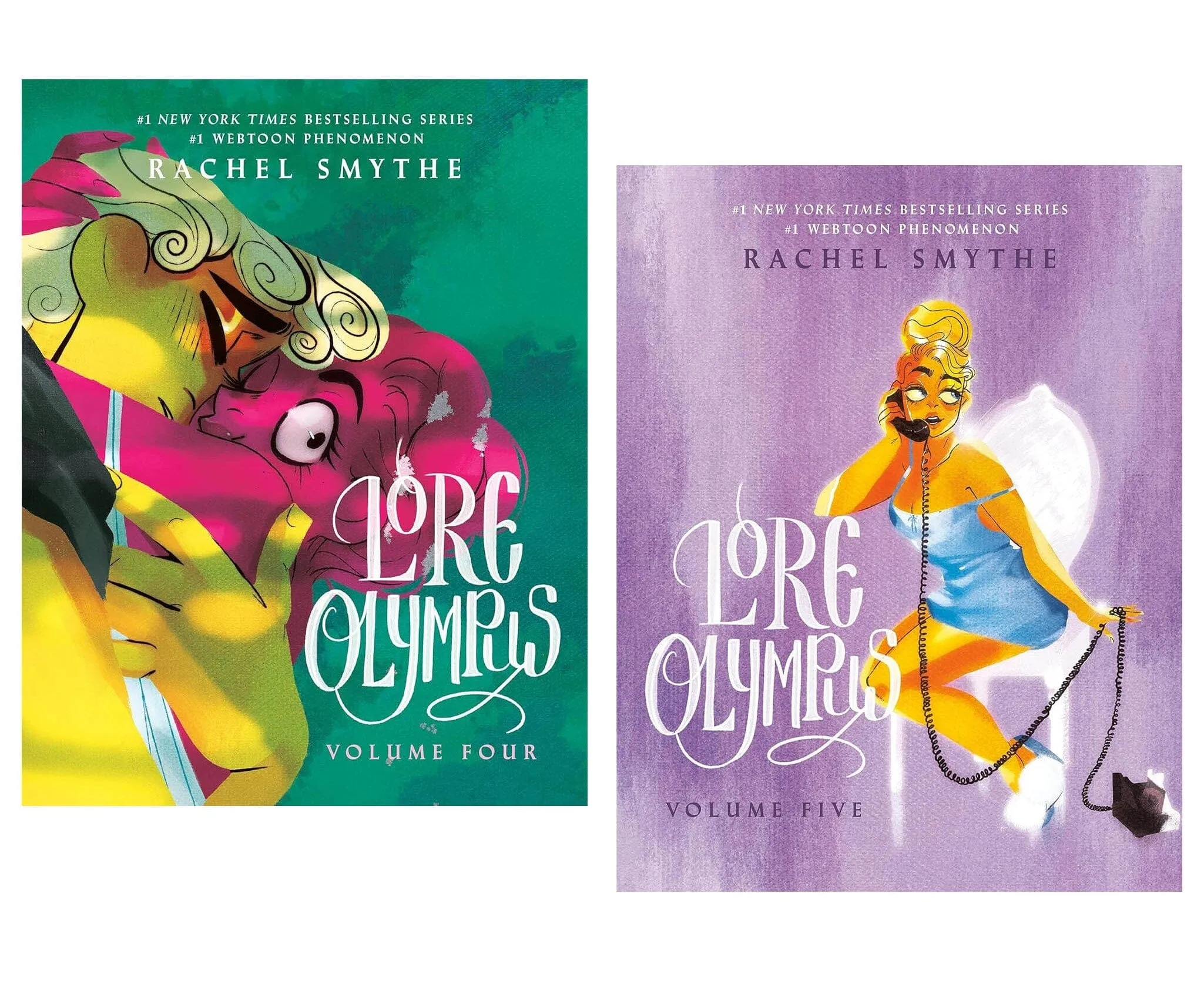 Lore Olympus by Rachel Smythe (Volume 4 & 5) illustrated 2 Books Collection Set - Ages 15  - Hardback