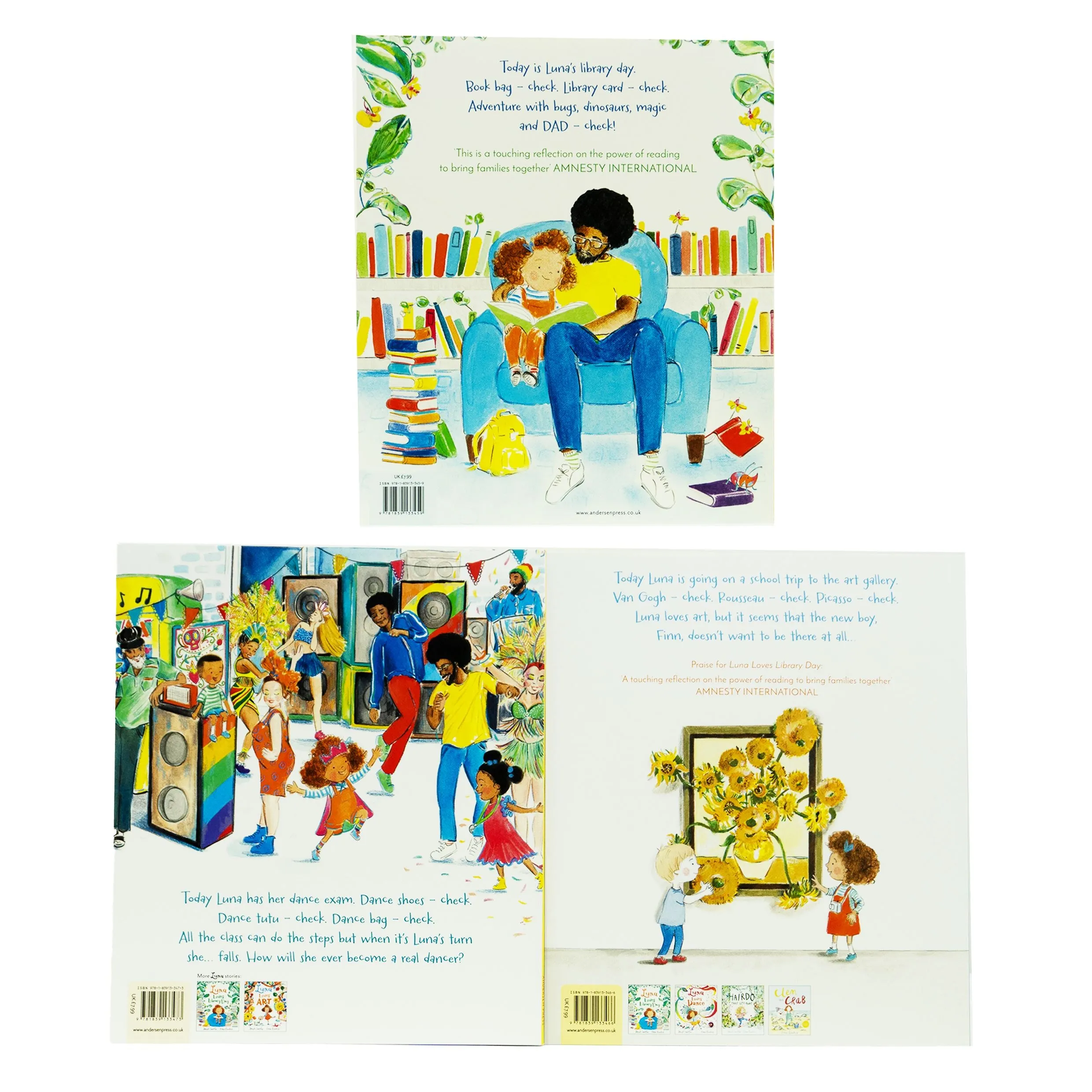 Luna Loves Series By Joseph Coelho: 3 Books Collection Set - Ages 2-6 - Paperback
