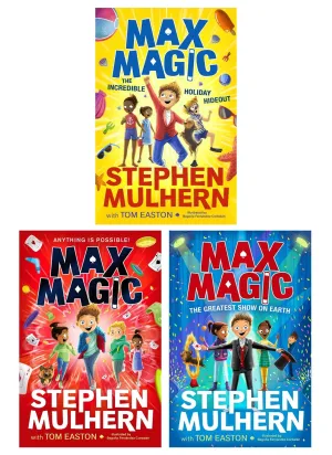 Max Magic Series By Stephen Mulhern And Tom Easton 3 Books Collection Set - Age 7-12 - Paperback