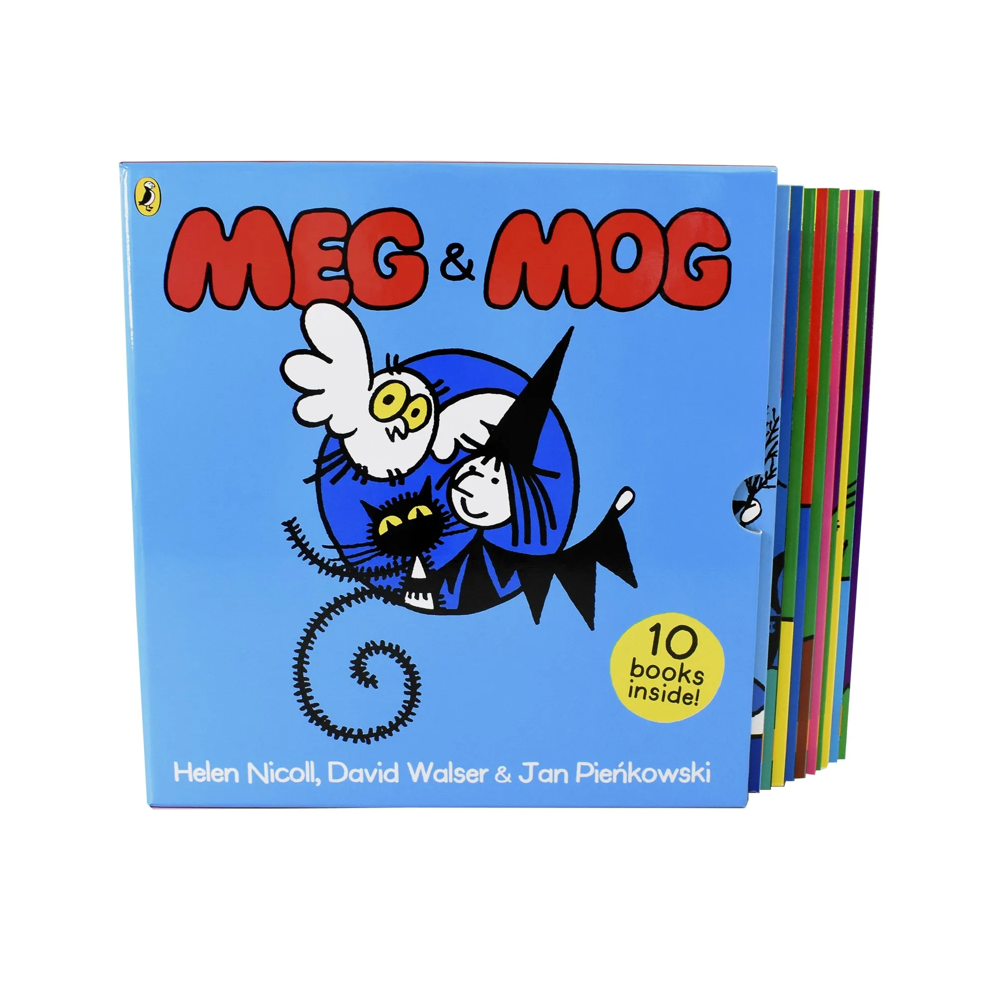 Meg & Mog by Helen Nicoll & Jan Pienkowski 10 Books Box Set - Age 2  - Paperback