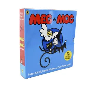 Meg & Mog by Helen Nicoll & Jan Pienkowski 10 Books Box Set - Age 2  - Paperback