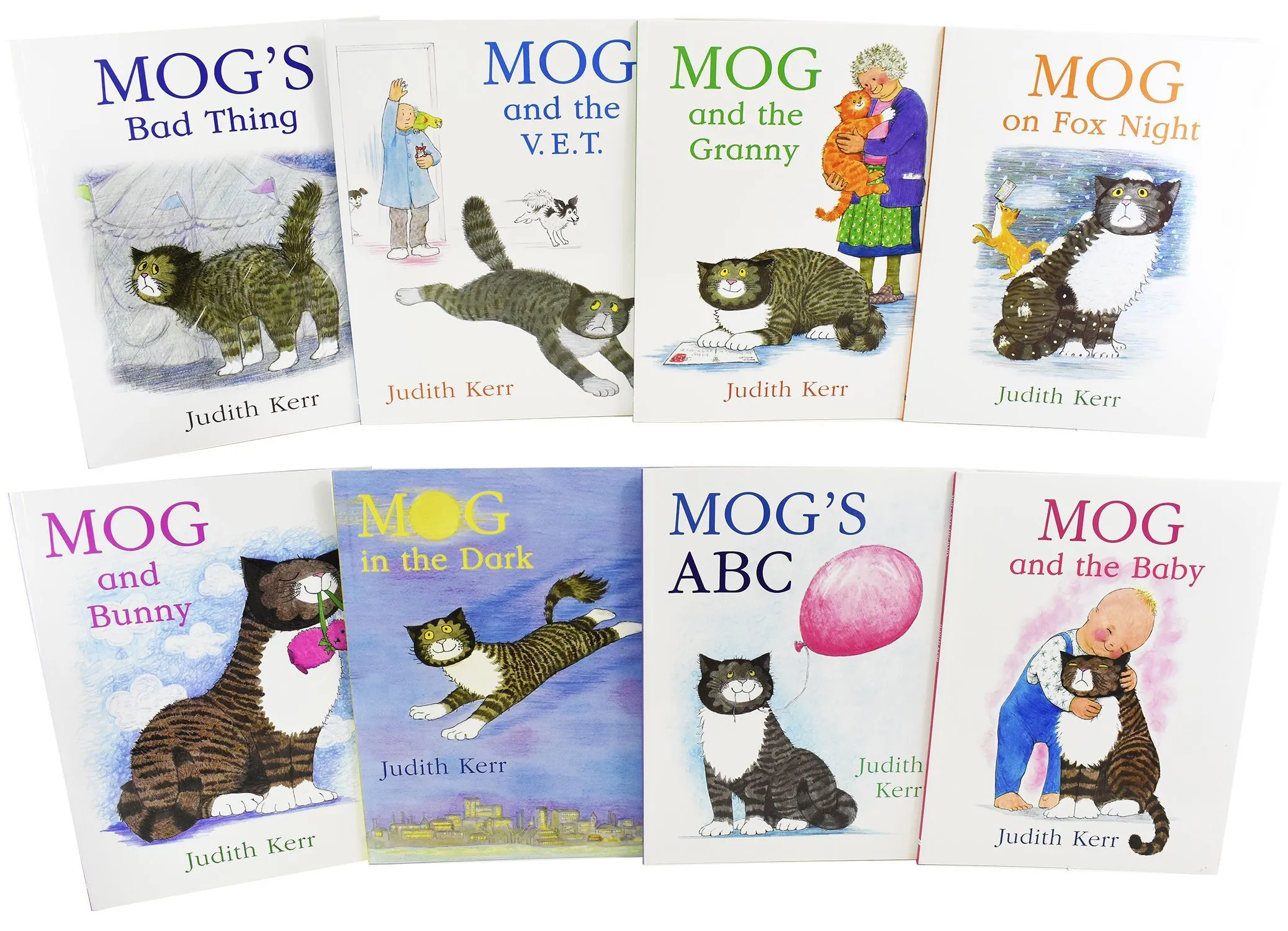 Mog the Cat by Judith Kerr 8 Books Collection Set - Ages 5-7 - Paperback