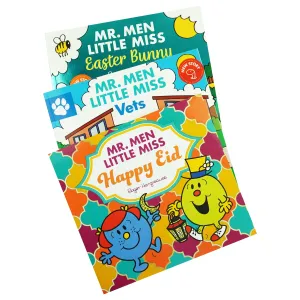 Mr. Men and Little Miss Collection by Roger & Adam Hargreaves 3 Books Set - Ages 3  - Paperback