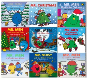 Mr Men Christmas 9 Books Collection By Roger Hargreaves