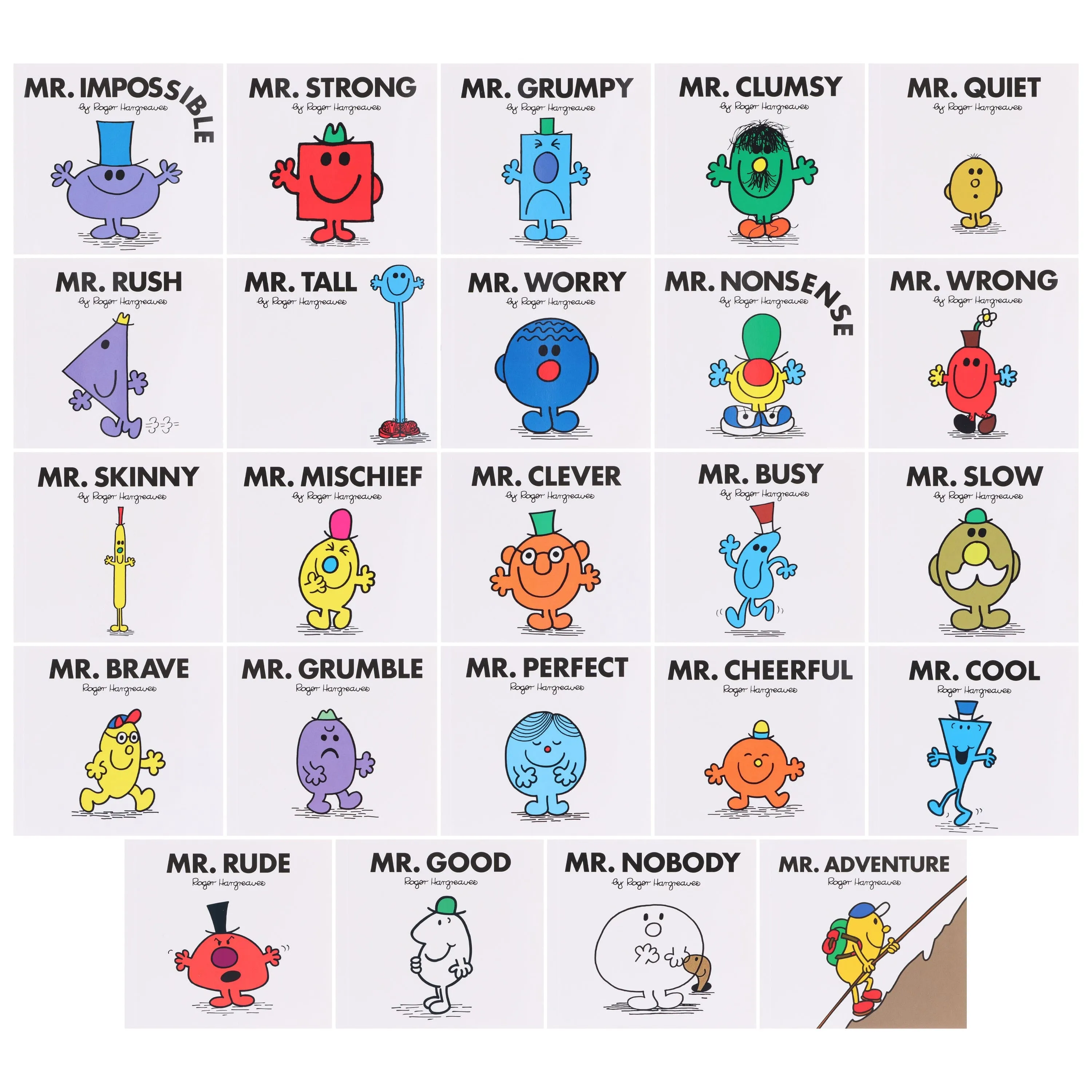 Mr Men My Complete Collection 48 Books Set By Roger Hargreaves - Ages 5-7 - Paperback