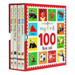 My First 100 Box Set by Roger Priddy 4 Books Collection Set - Ages 2  - Hardback