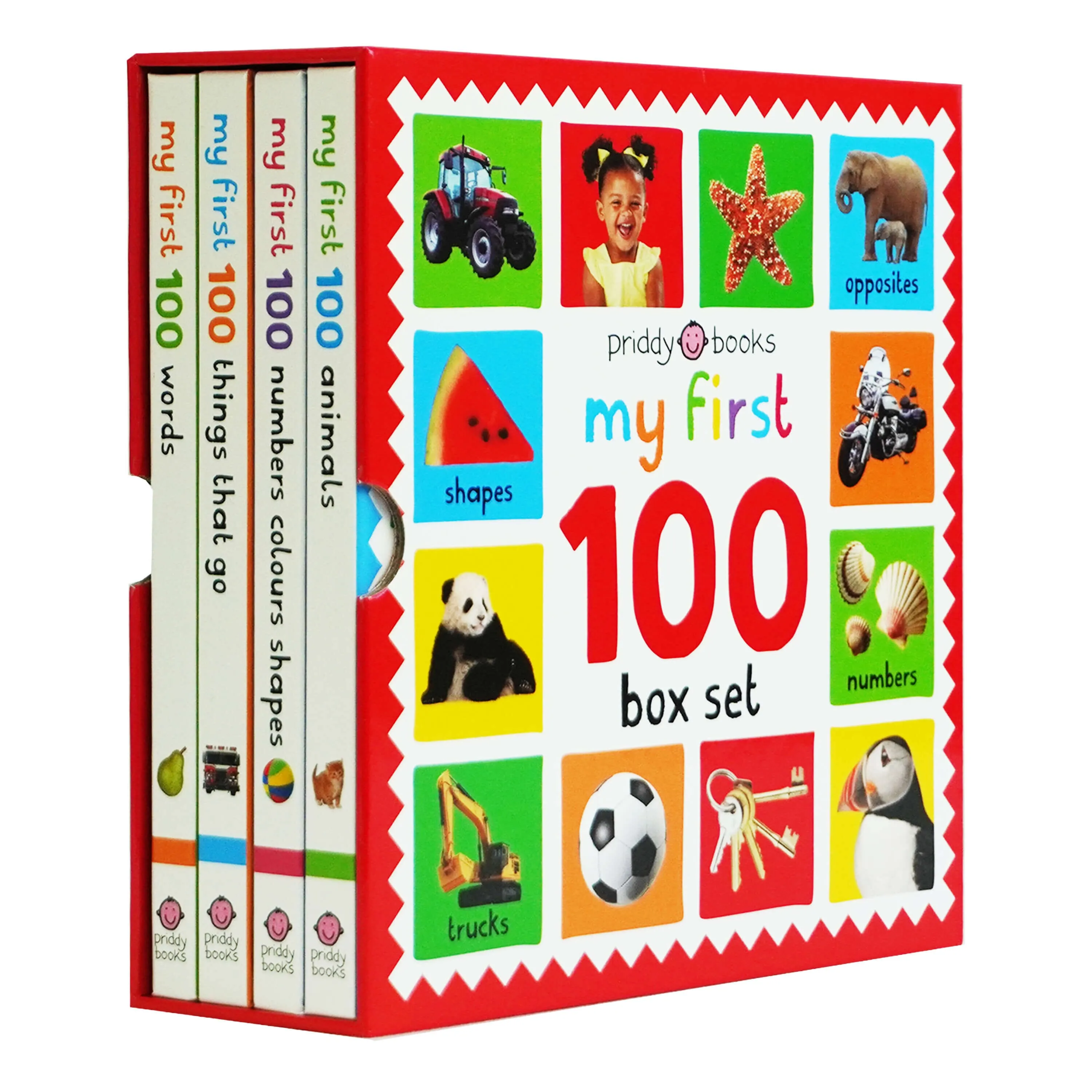 My First 100 Box Set by Roger Priddy 4 Books Collection Set - Ages 2  - Hardback