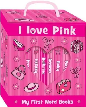 My First Look and Learn I Love Pink 5 Board Books - Age 0-5 -