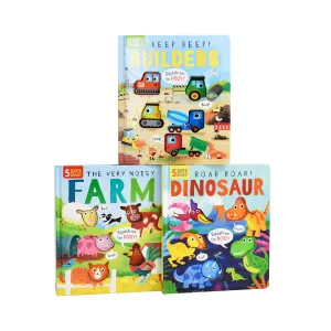 My First Touch and Feel Sound 3 Books Collection Set by Little Tiger - Ages 3-6 - Board book