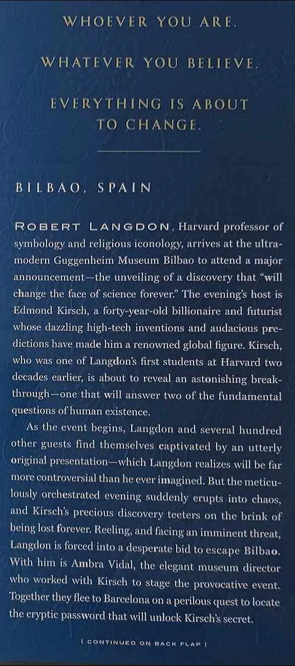 ORIGIN - Dan Brown