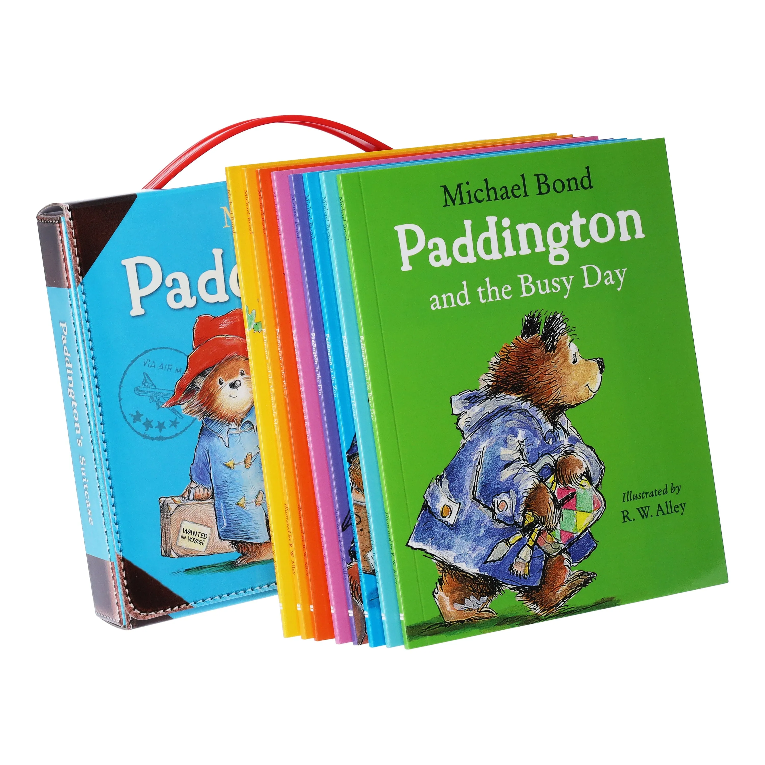Paddington Bear Suitcase 8 Picture Books By Michael Bond - Ages 0-5 - Paperback