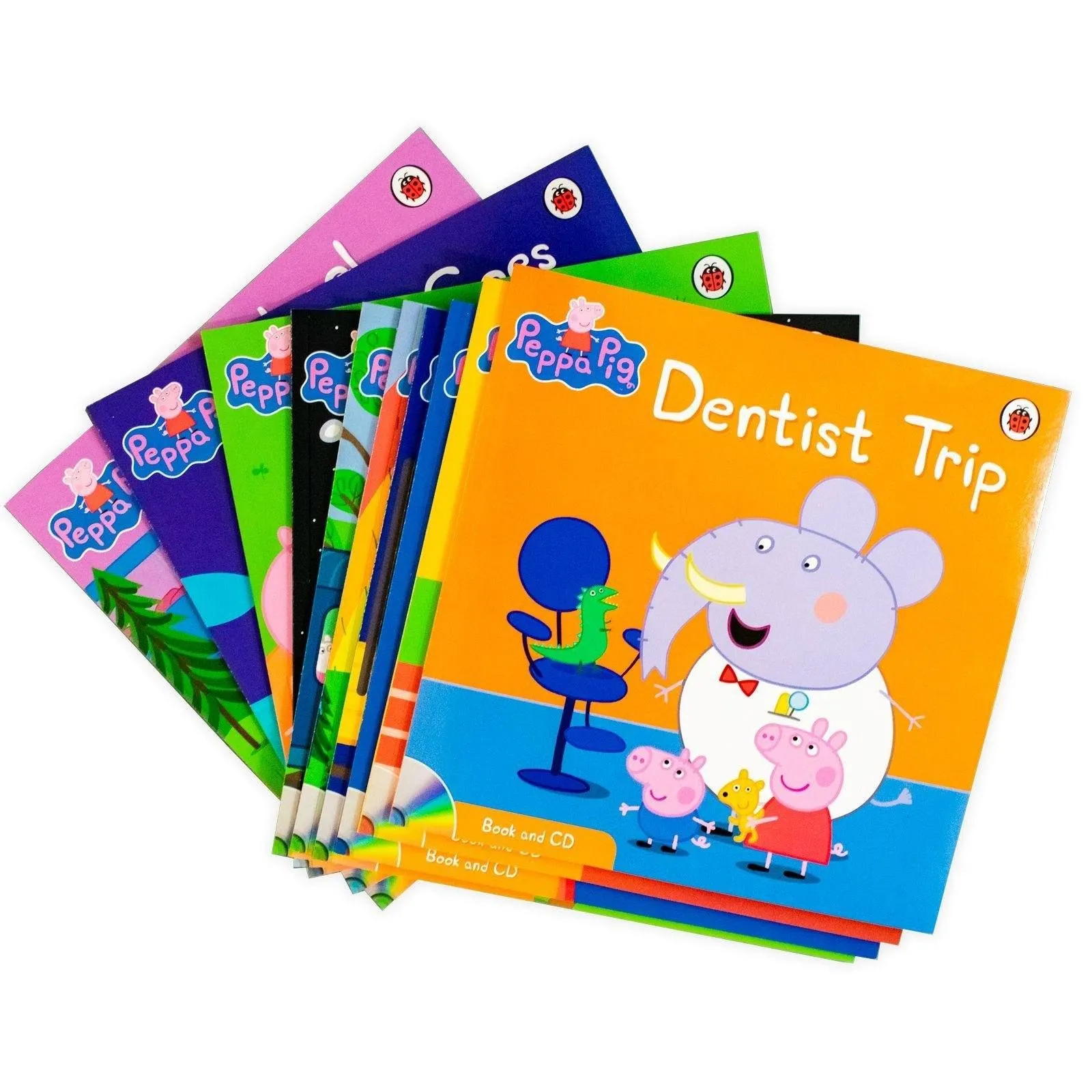 Peppa Pig 10 Books with 10 CDs - Ages 0-5 - Paperback - Neville Astley and Mark Baker