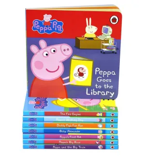 Peppa Pig First Experiences Collection 8 Books set - Age 3  - Hardback by Neville Ashley & Mark Baker