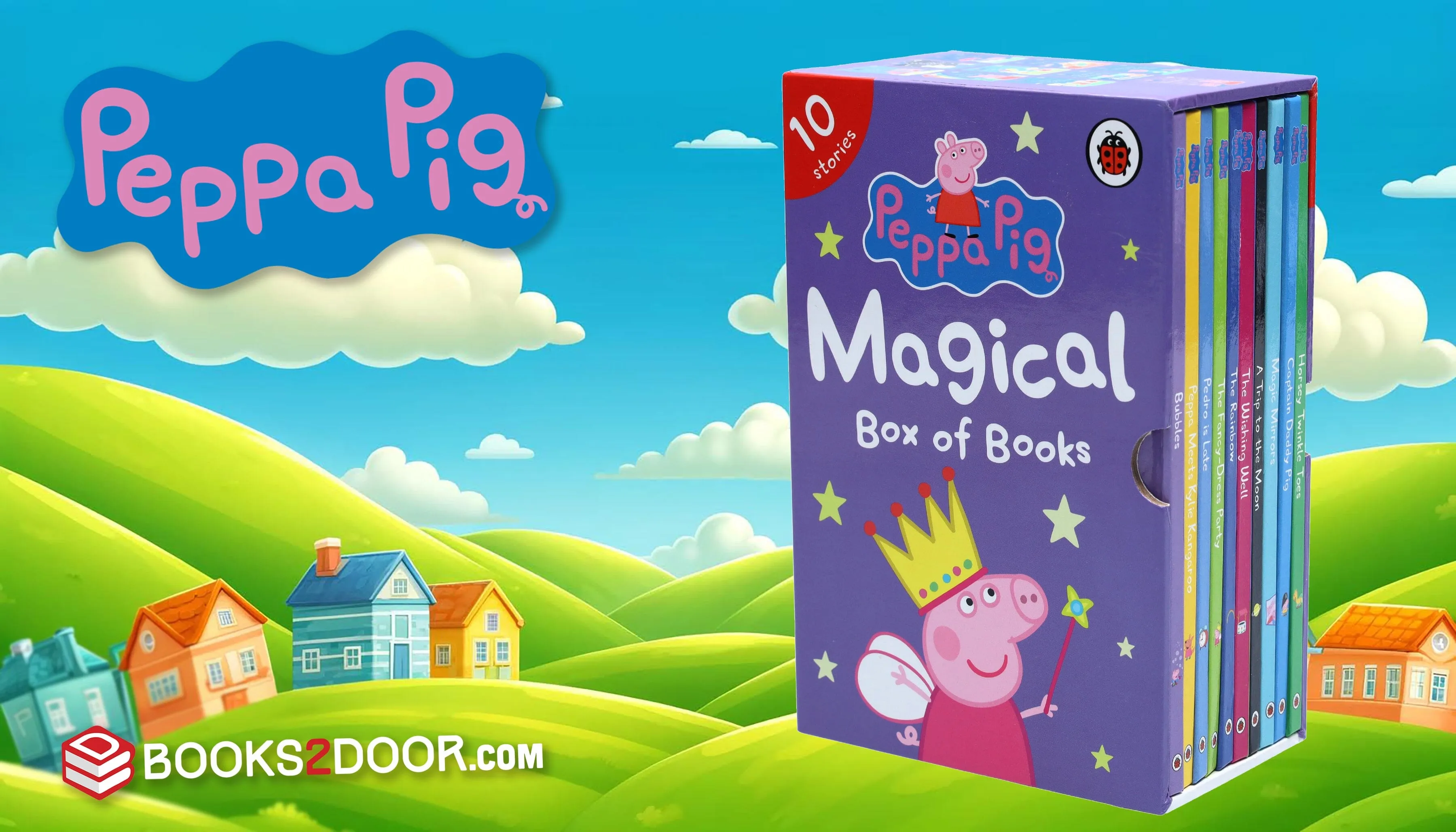 Peppa Pig Magical Box Of Books 10 Books Collection Box Set - Ages 2-6 - Paperback