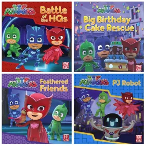 PJ Masks 4 Books Collection Set - Ages 0-5 - Paperback