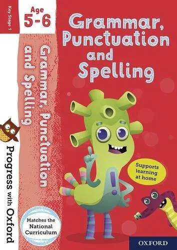 Progress with Oxford Key Stage 1 for Age 5-6 includes Stickers 5 Books Collection Set - Paperback