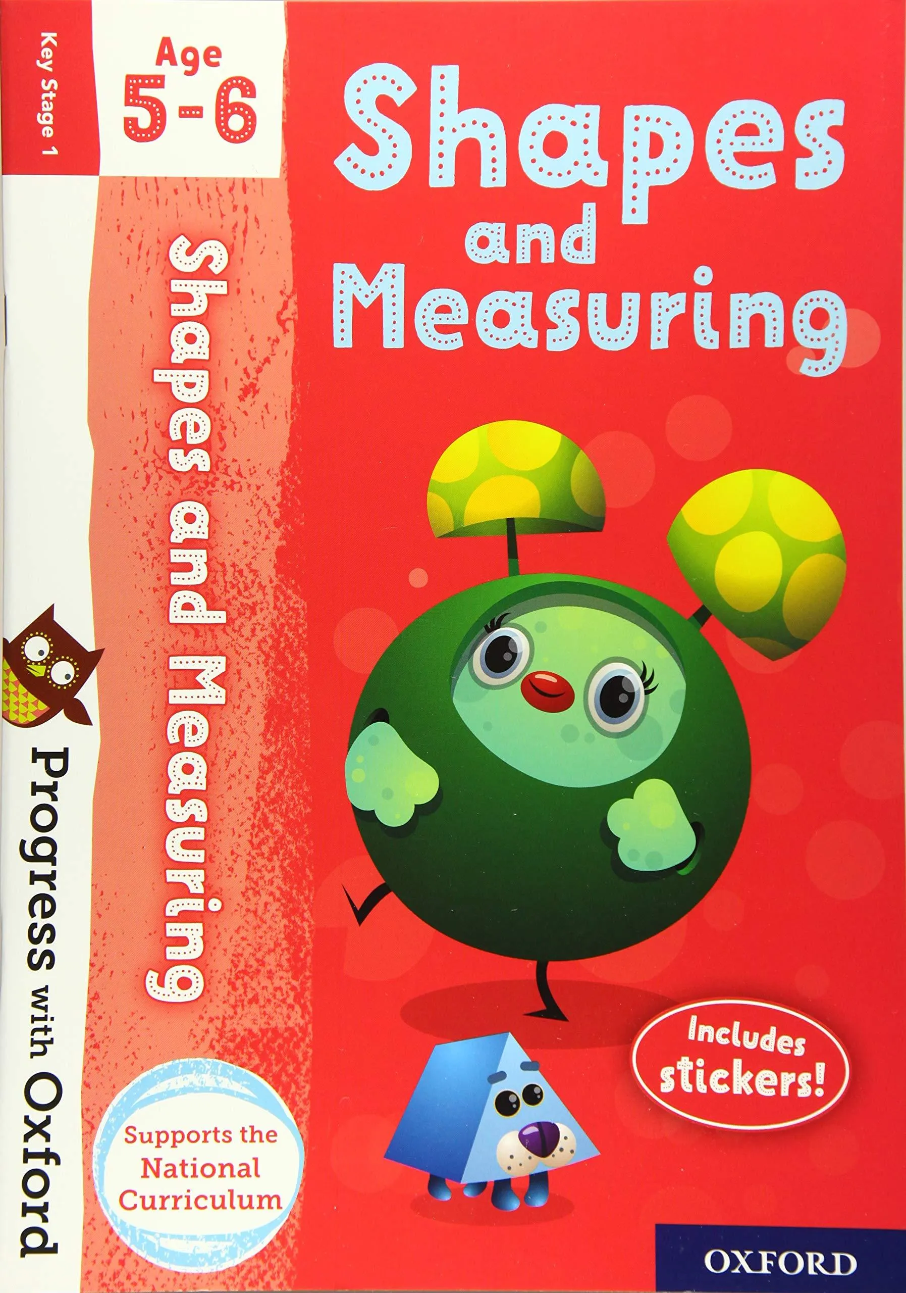 Progress with Oxford Key Stage 1 for Age 5-6 includes Stickers 5 Books Collection Set - Paperback