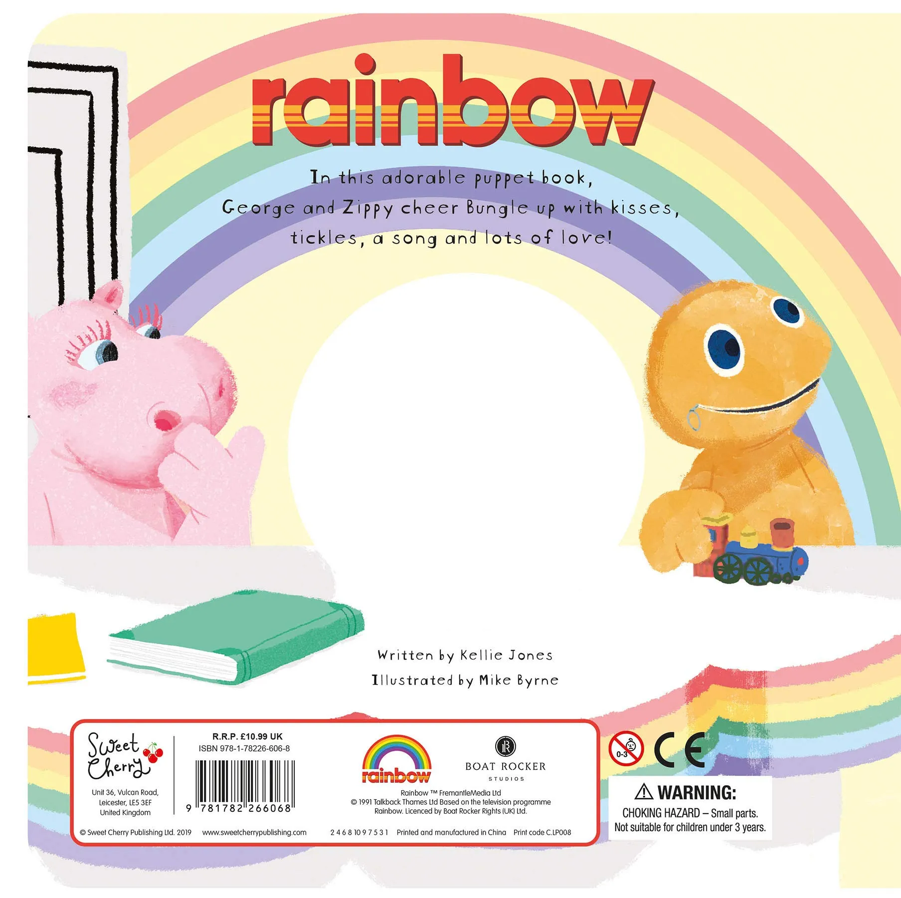 Rainbow I Love You, Bungle! Hand Puppet Book by Kellie Jones - Ages 3-5 - Board Books
