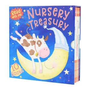 Read With Me Nursery Treasury 10 Books Collection Box Set by Miles Kelly – Ages 0-5 - Paperback