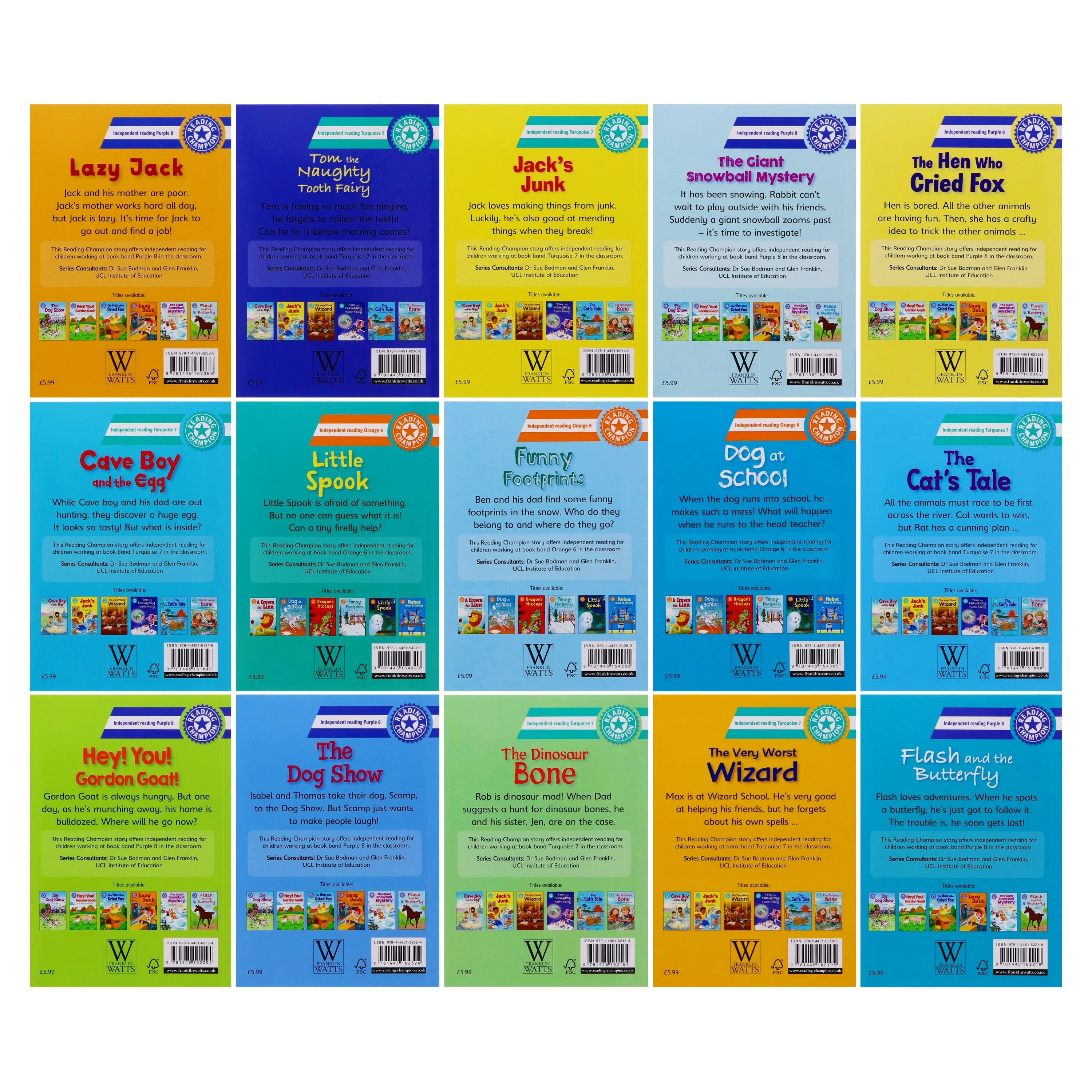 Reading Champions Developing Readers 30 Book Collection Level 6 to 10 (Series 2) - Ages 5-7 - Paperback