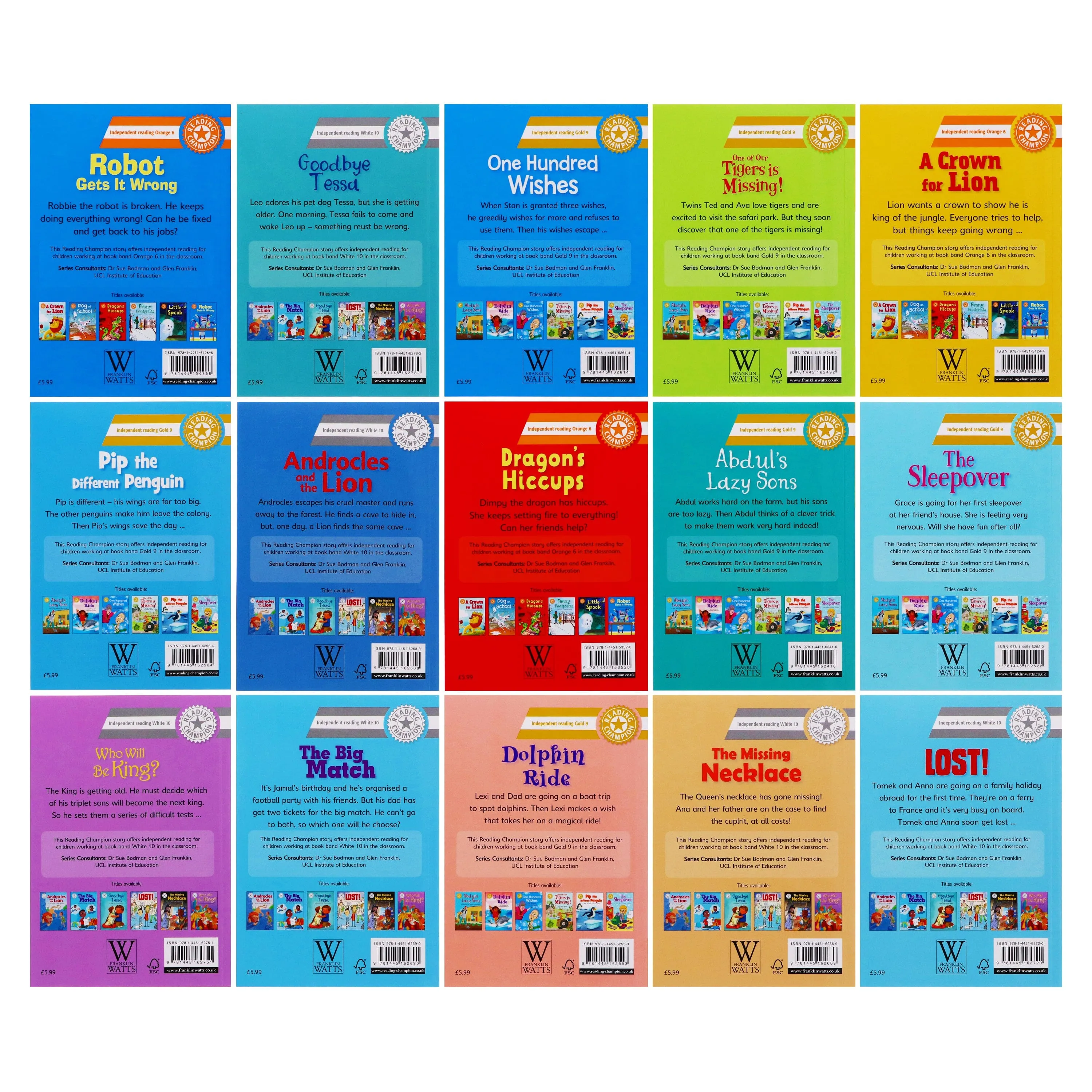 Reading Champions Developing Readers 30 Book Collection Level 6 to 10 (Series 2) - Ages 5-7 - Paperback