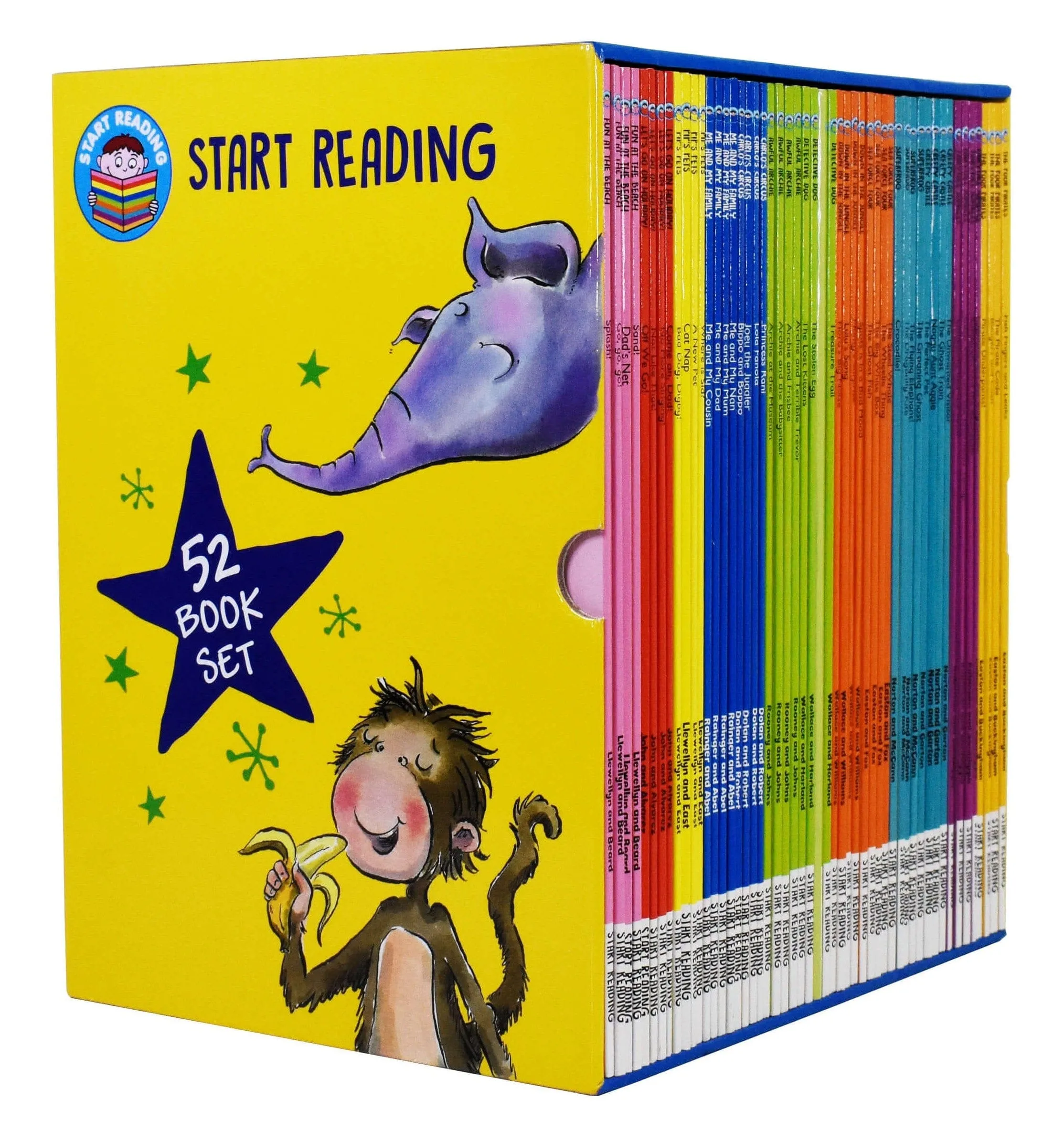 Start Reading 52 Books Collection Box Set Level 1 to 9  - Ages 5-7 - Paperback - Wayland
