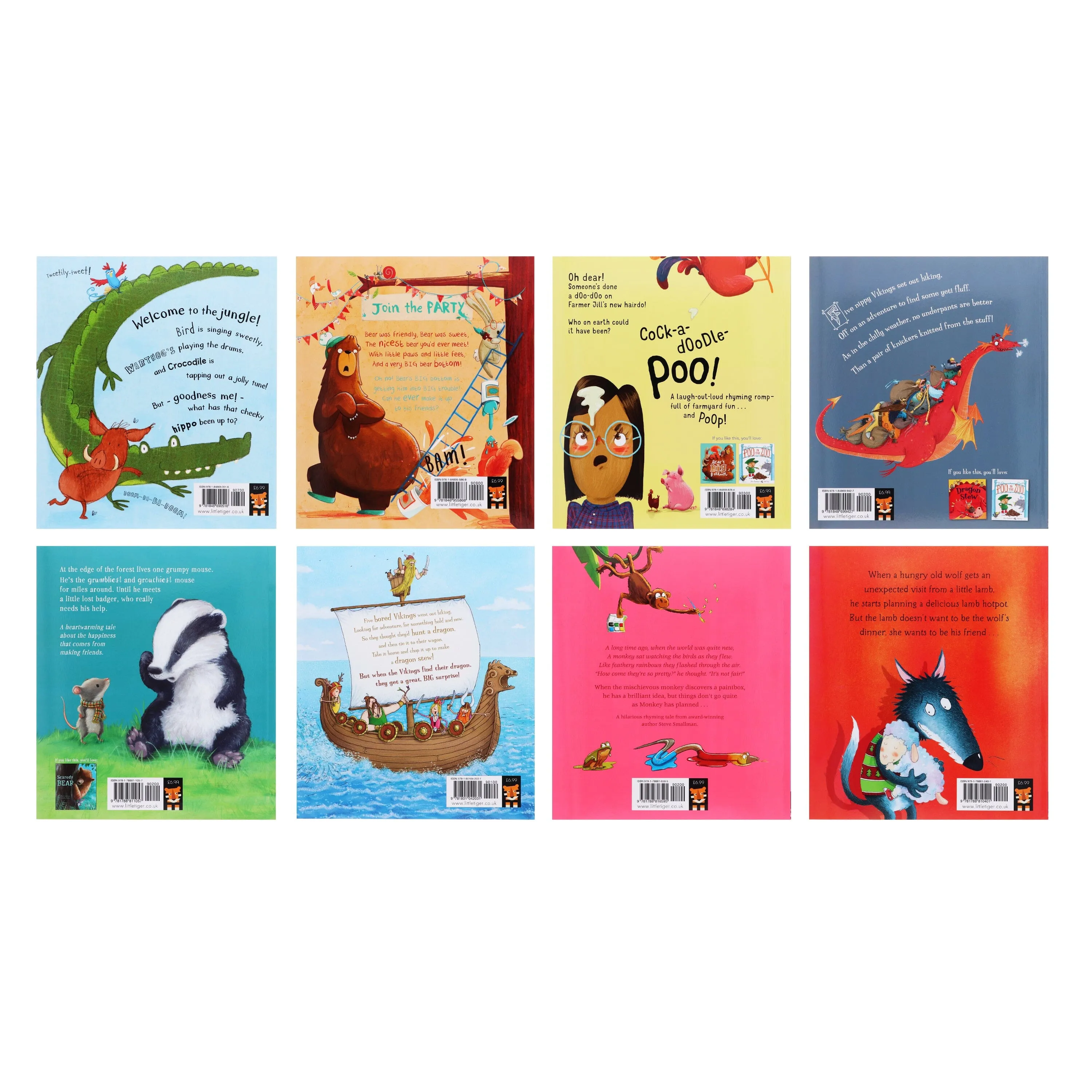 Steve Smallman Children's 8 Books Collection Set - Ages 0-5 - Paperback