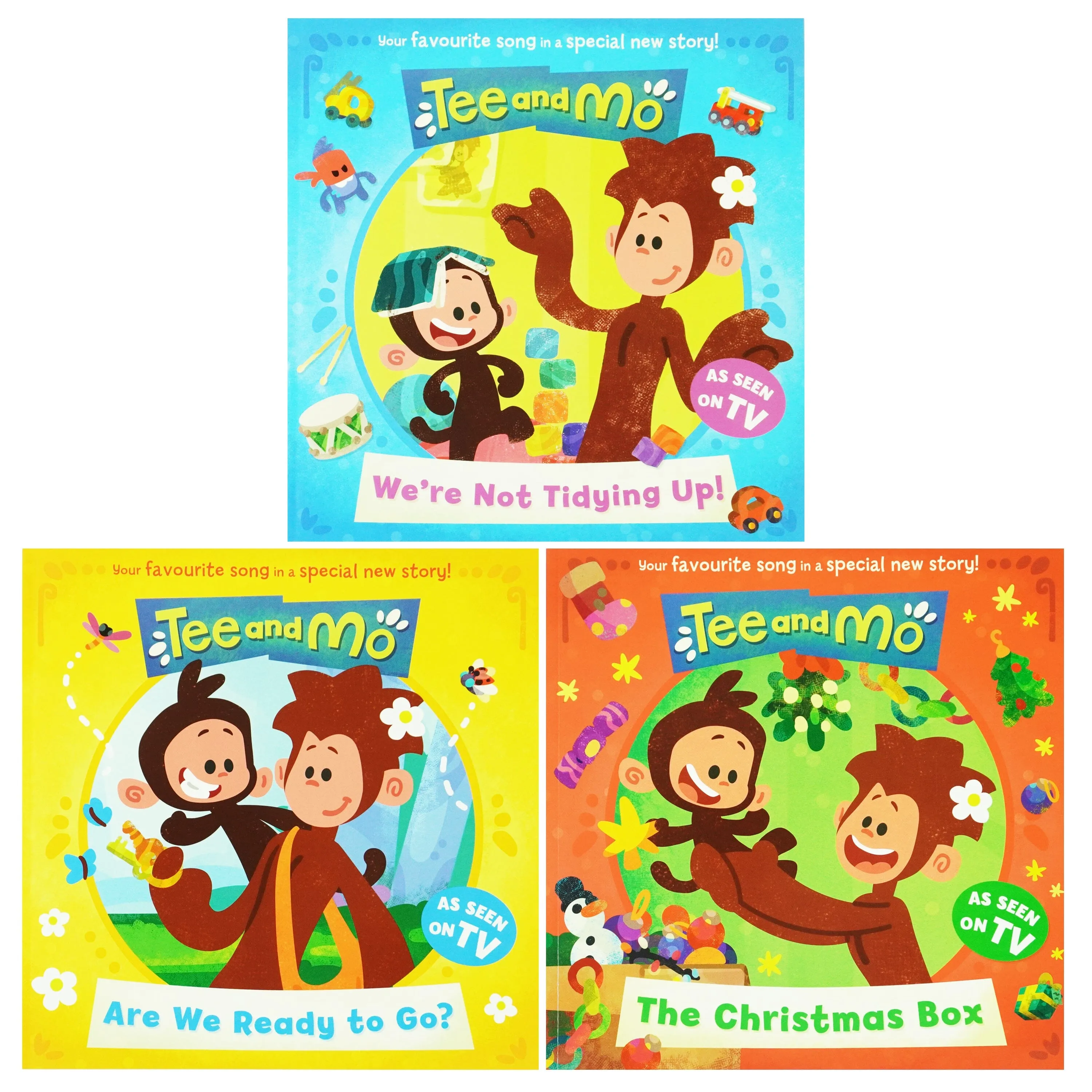 Tee and Mo Collection 3 Picture Books Set - Ages 2-5 - Paperback