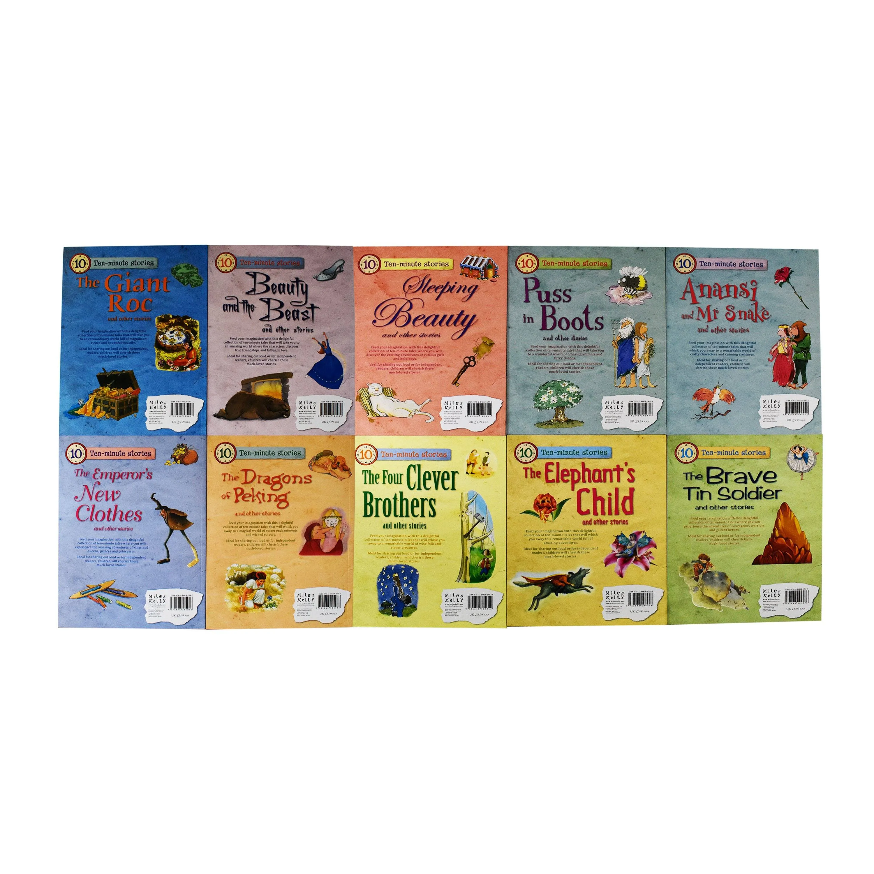 Ten-minute Stories 10-Books Set - Age 7-9 - Paperback by Miles Kelly
