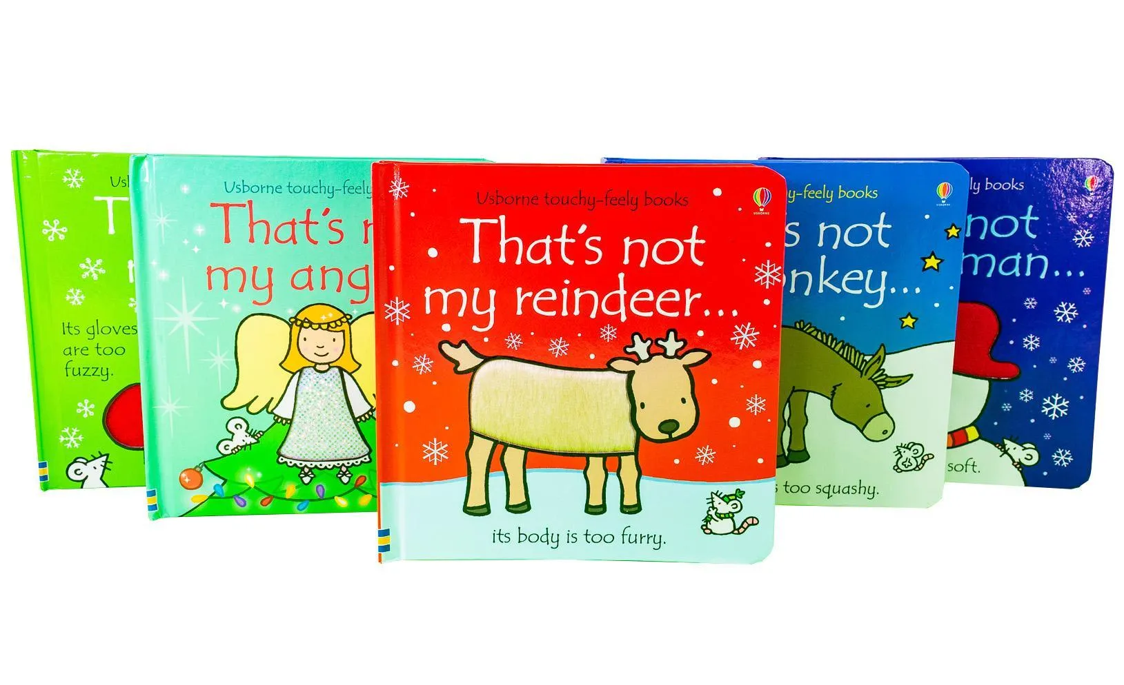 That's not my Christmas 5 Books Collection Set by Fiona Watt & Rachel Wells - Ages 0-5 - Board Book