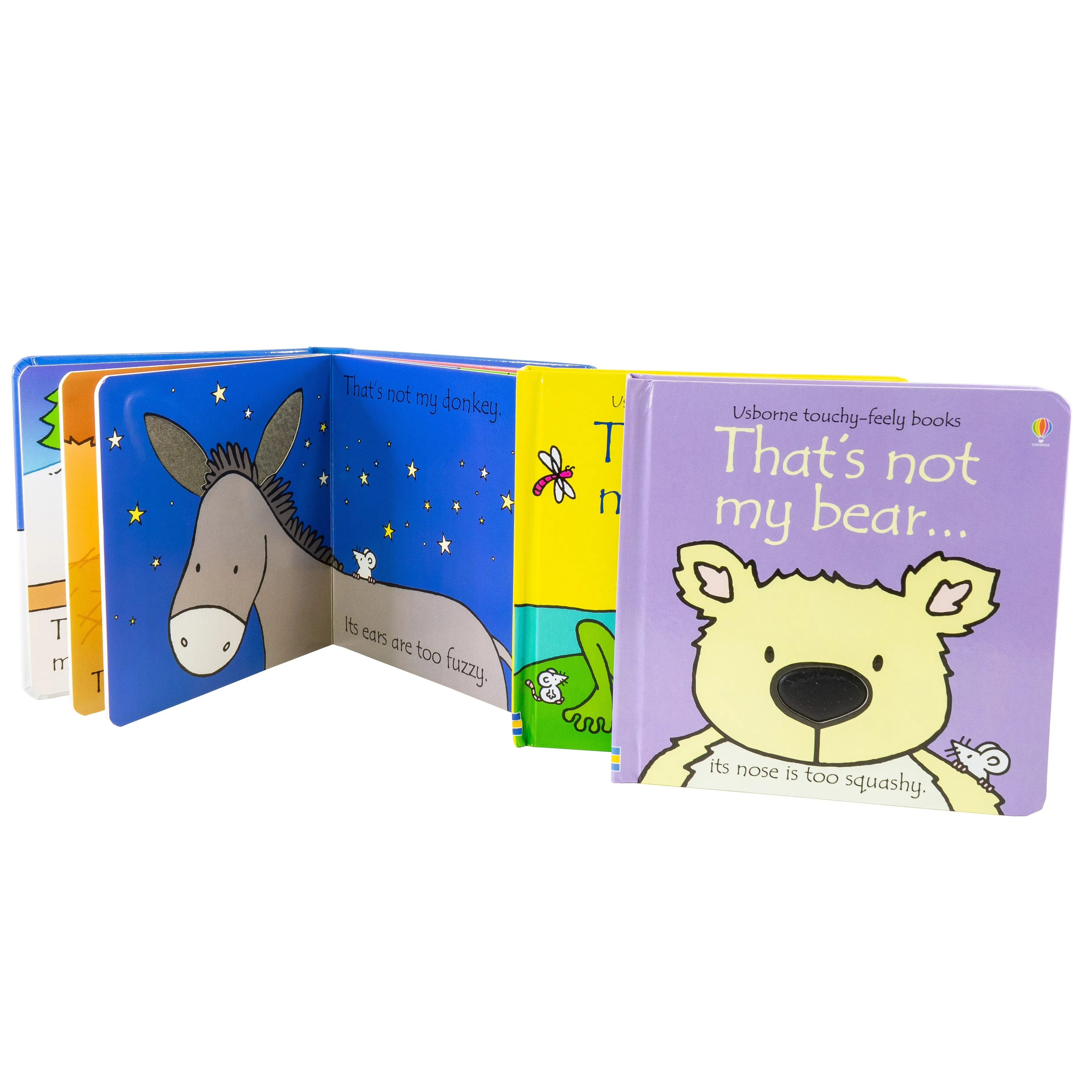 That's not my frog/bear/donkey... 3 Books Collection Set by Fiona Watt & Rachel Wells - Ages 0-5 - Board Book