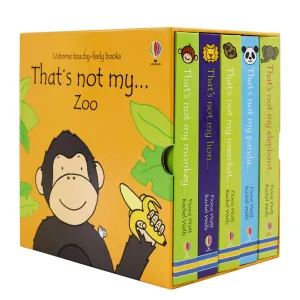 That's not my... Zoo Box Set 5 Books by Fiona Watt & Rachel Wells - Ages 0-5 - Board Book