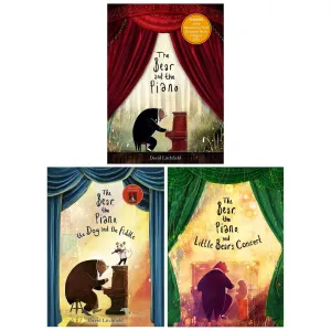 The Bear And The Piano By David Litchfield 3 Books Collection Set - Age 4-7 - Paperback