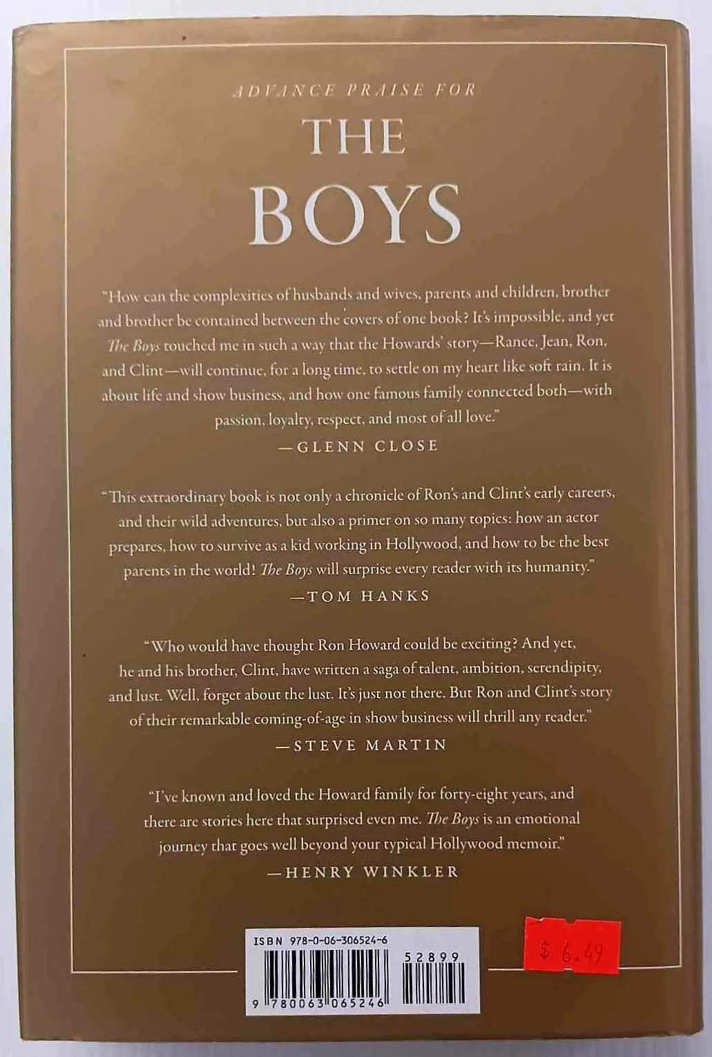 THE BOYS - Ron Howard, Clint Howard, Bryce Dallas Howard