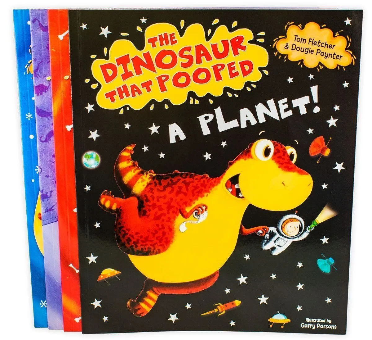 The Dinosaur that Pooped 4 Books Collection By Tom Fletcher and Dougie Poynter - Ages 5-7 - Paperback