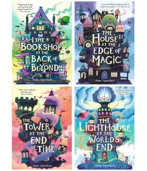 The House at the Edge of Magic Series by Amy Sparkes 4 Books Collection Set - Ages 8-11 - Paperback
