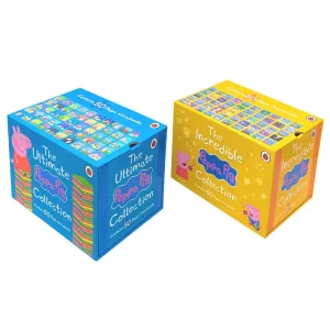 The Incredible Peppa Pig & The Ultimate Peppa Pig Collection 100 Books Set by Ladybird - Ages 5  - Hardback