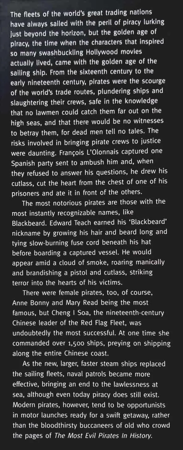 THE MOST EVIL PIRATES IN HISTORY - Shelley Klein