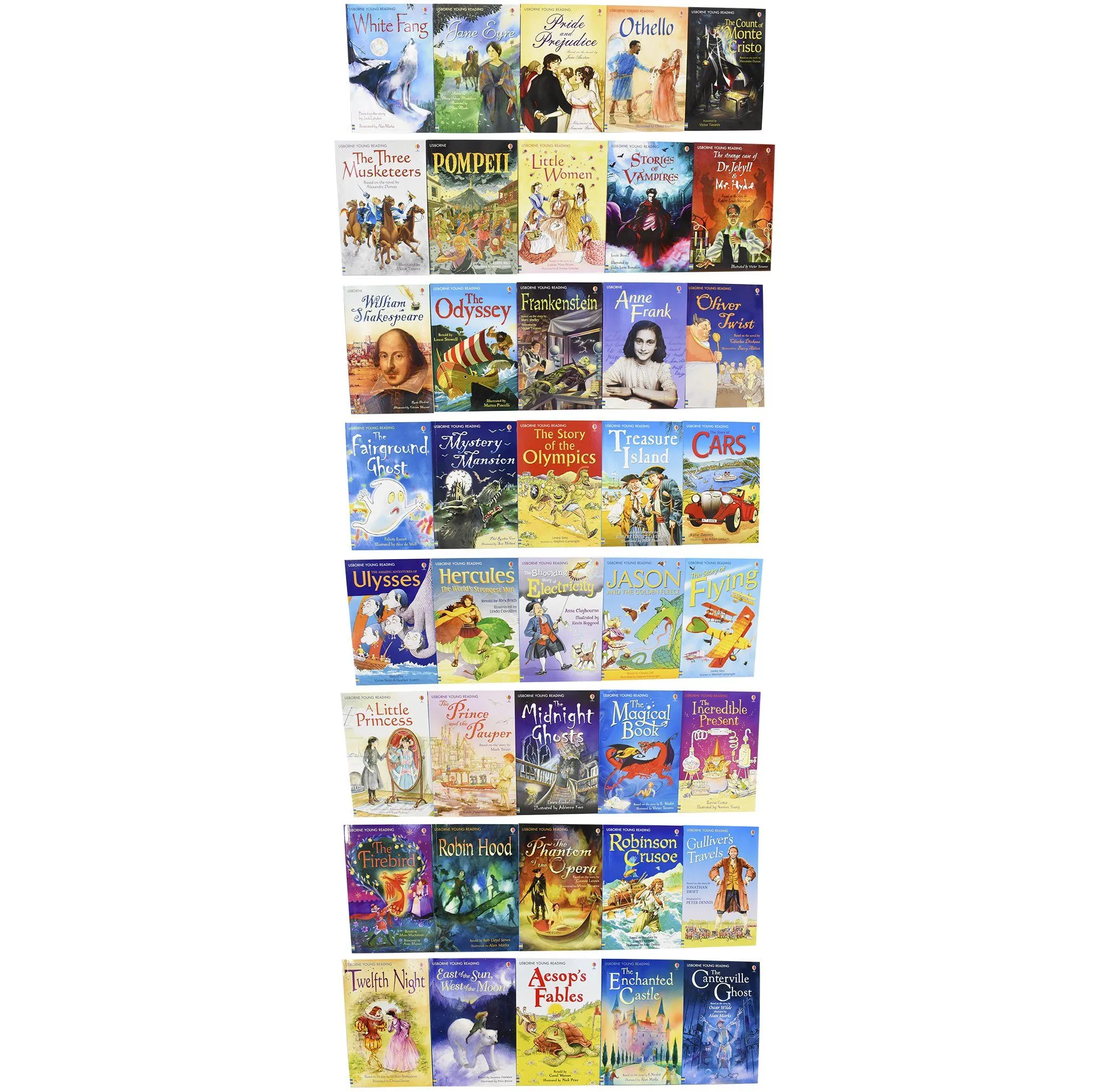 The Usborne Reading Collection for Confident Readers 40 Books - Ages 5-7 - Paperback