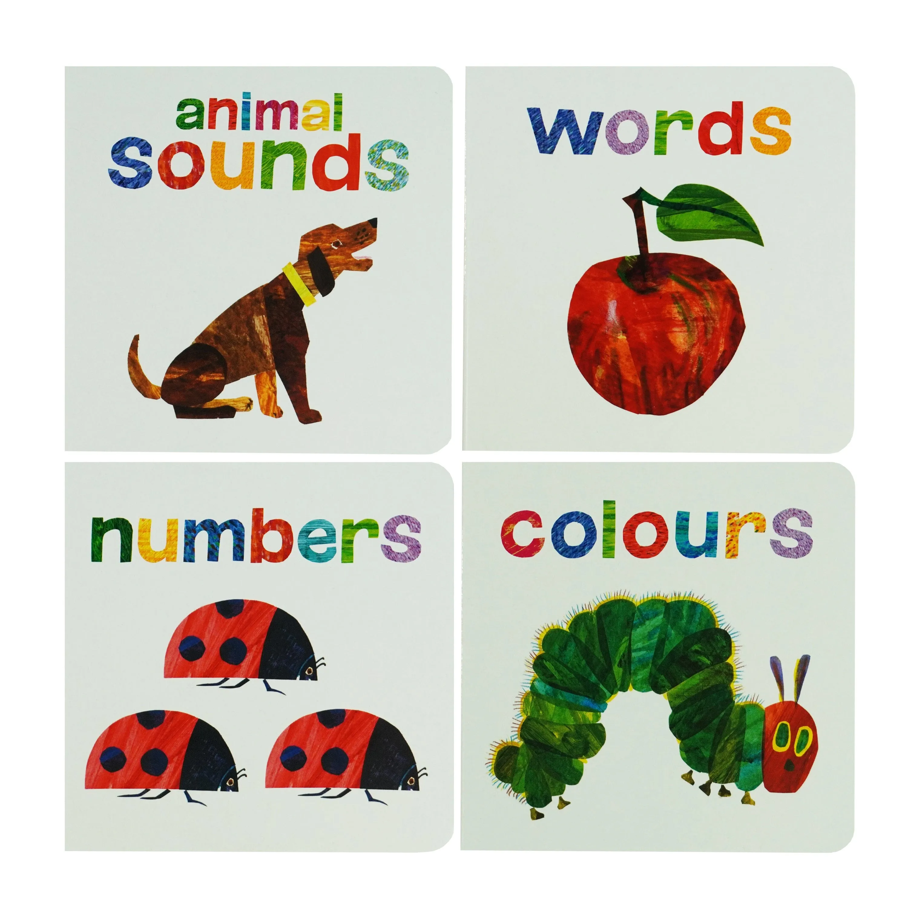 The Very Hungry Caterpillar: My First Library 4 Books Collection Set by Eric Carle - Ages 2  - Board Book