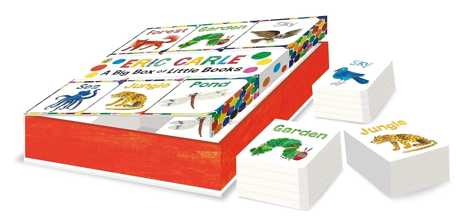 The World of Eric Carle: Big Box of Little Books By Eric Hill 9 Books Collection Set - Ages 0-3 - Board Books