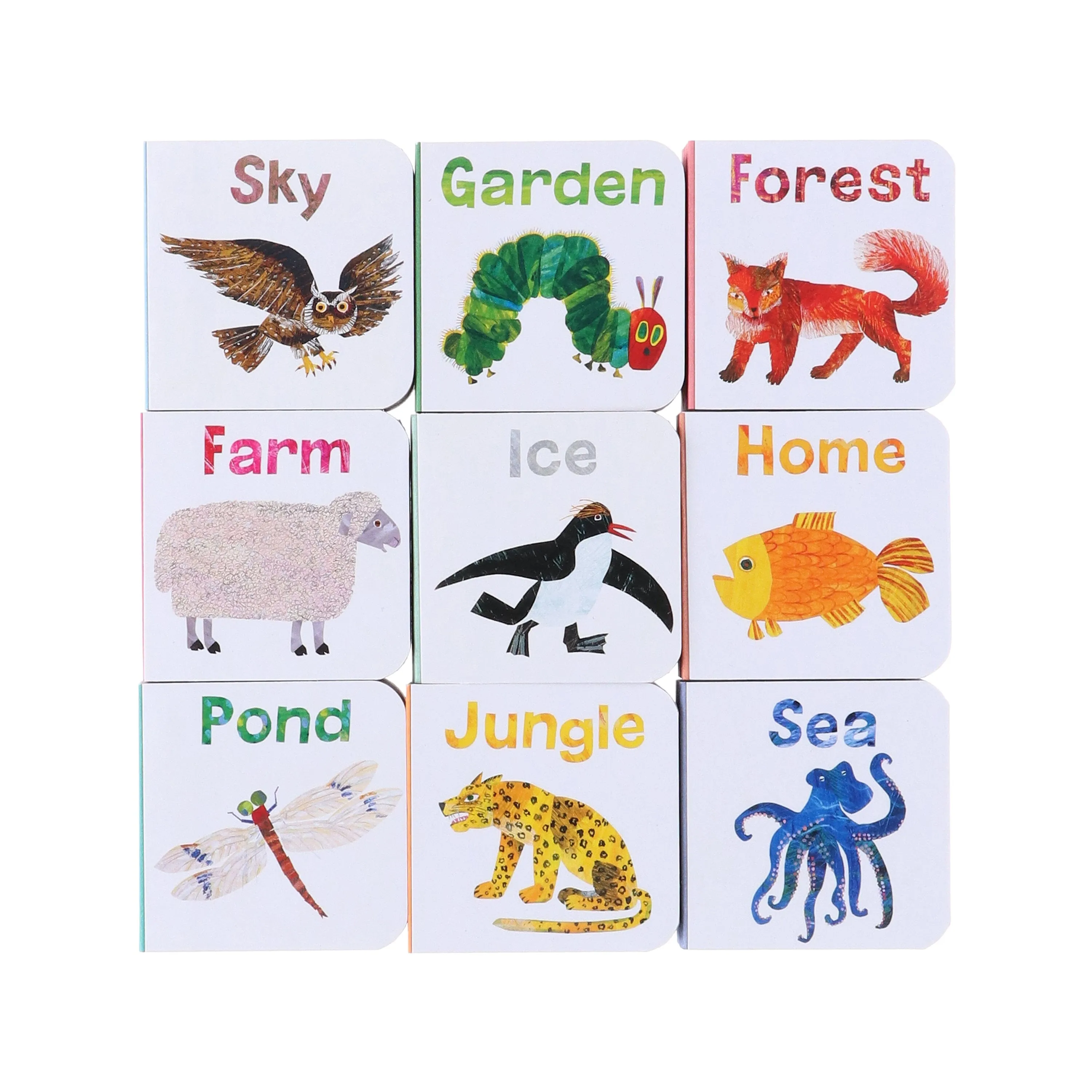 The World of Eric Carle: Big Box of Little Books By Eric Hill 9 Books Collection Set - Ages 0-3 - Board Books