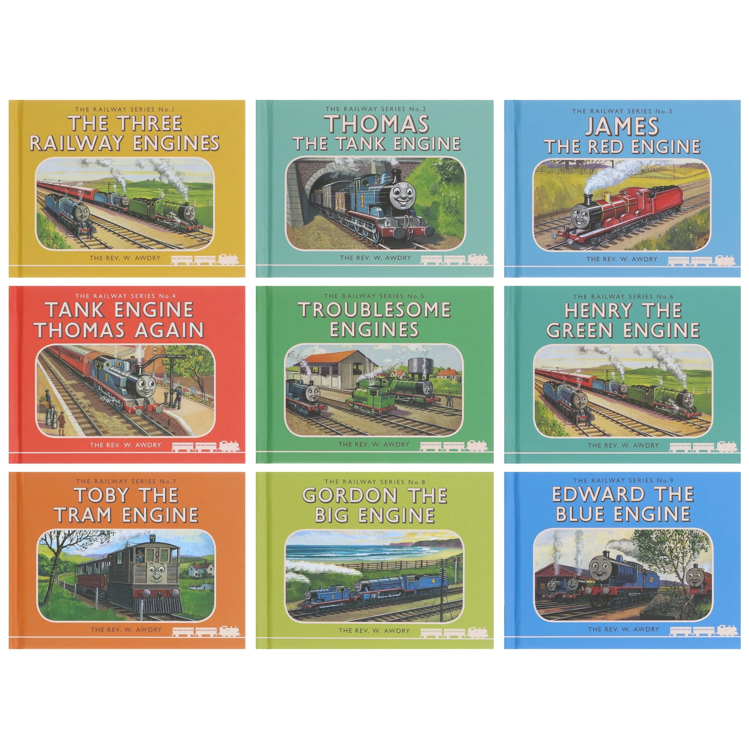 Thomas the Tank Engine: The Classic Library - The Railway Series by The Rev. W. Awdry 26 Books Collection - Ages 5  - Hardback