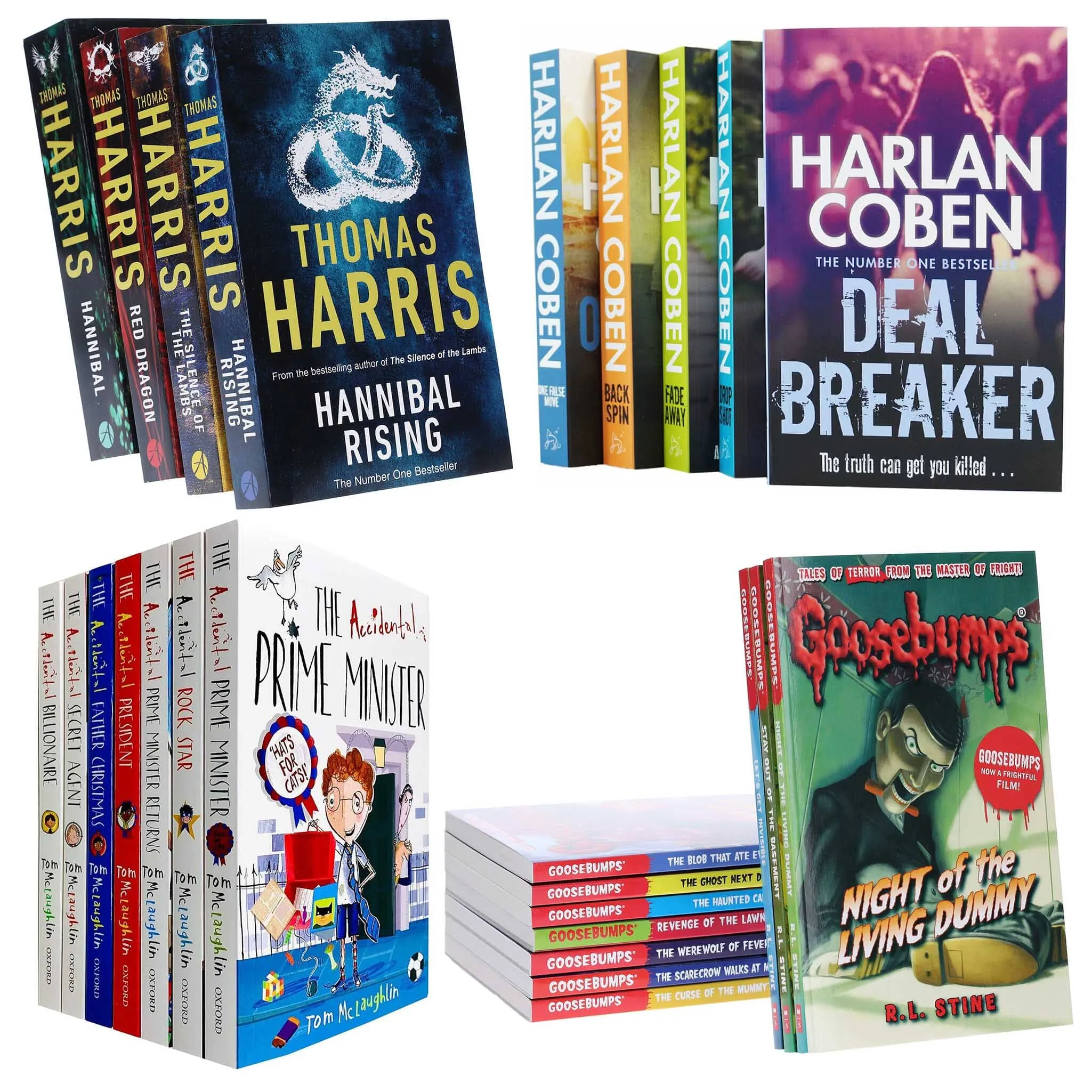 Thrillers & Mysteries Family Bundle: For Adults And Children 26 Books Collection Set - Paperback