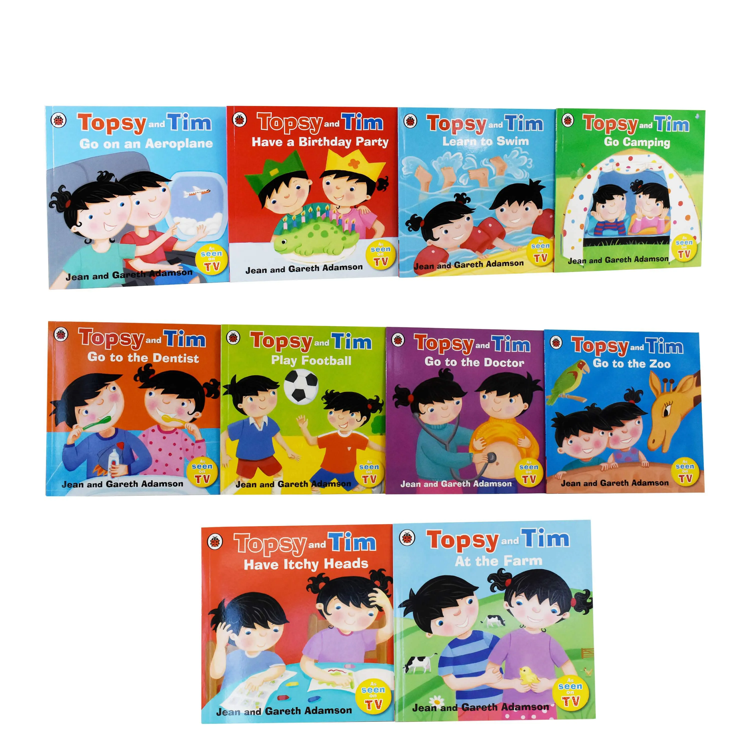 Topsy and Tim First Experience by Jean and Gareth Adamson 10 Book Collection - Ages 0-5 - Paperback